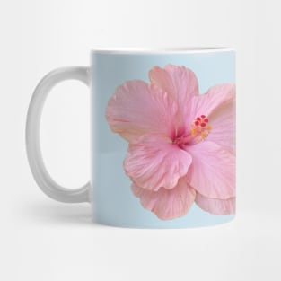 Cute Pink Hibiscus Flower Mug